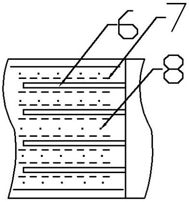 An embedded electric bag composite dust collector with the filter bag placed horizontally in the front stage with electric field