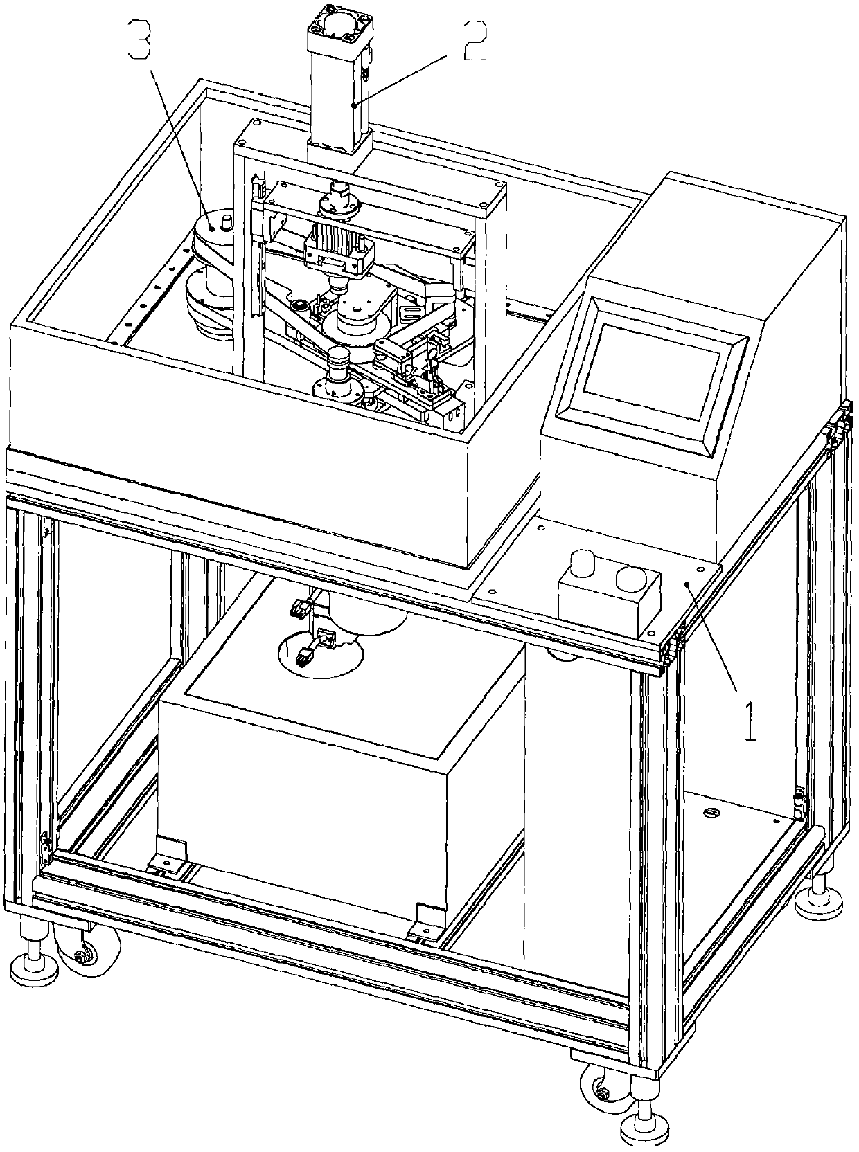 Force-controlled flexible polishing equipment for outer surface of bearing outer ring