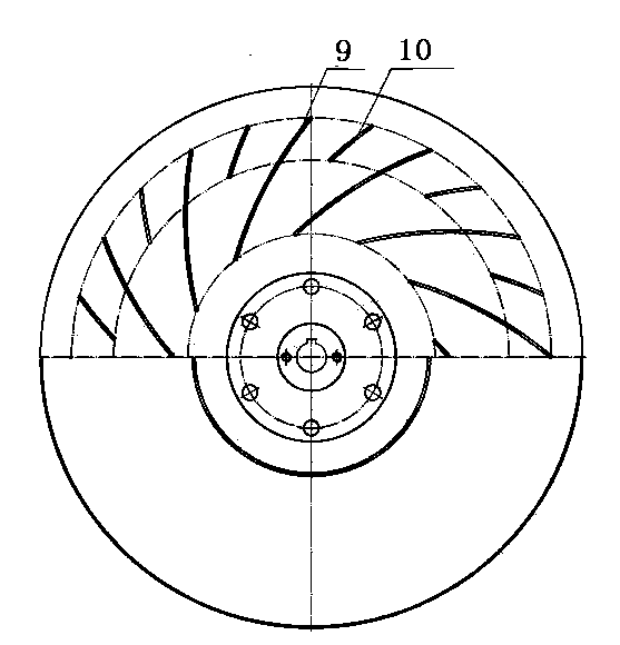 Bidirectional diffusion centrifugal fan