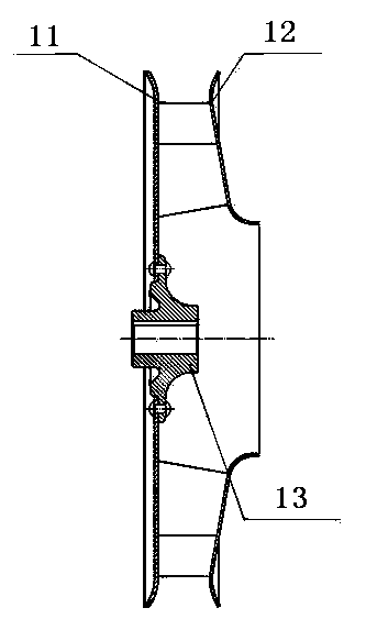 Bidirectional diffusion centrifugal fan