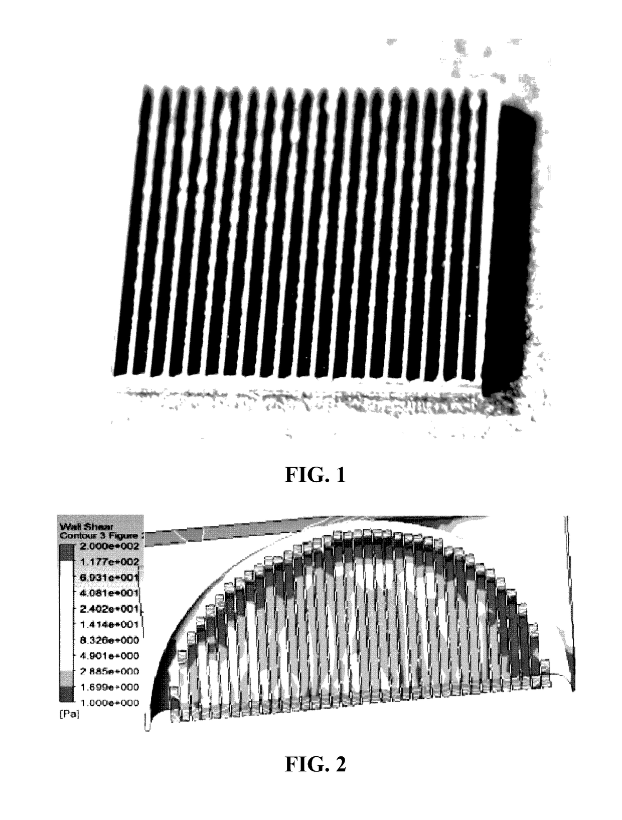 Biomedical implant for use in fluid shear stress environments