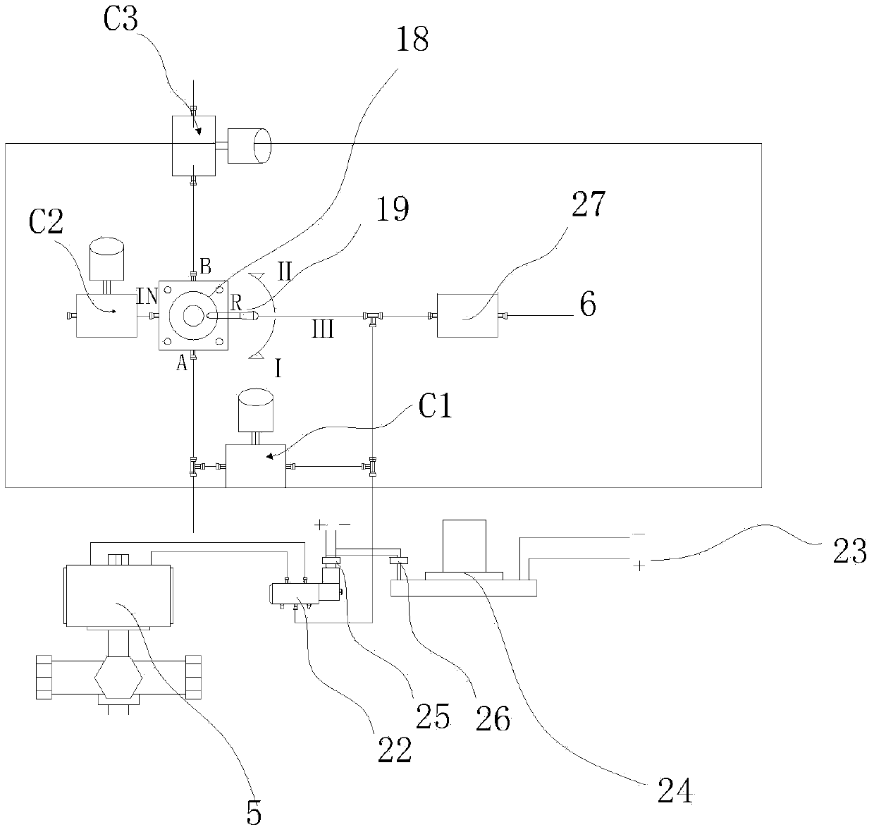 Meter clamping apparatus with self-locking device