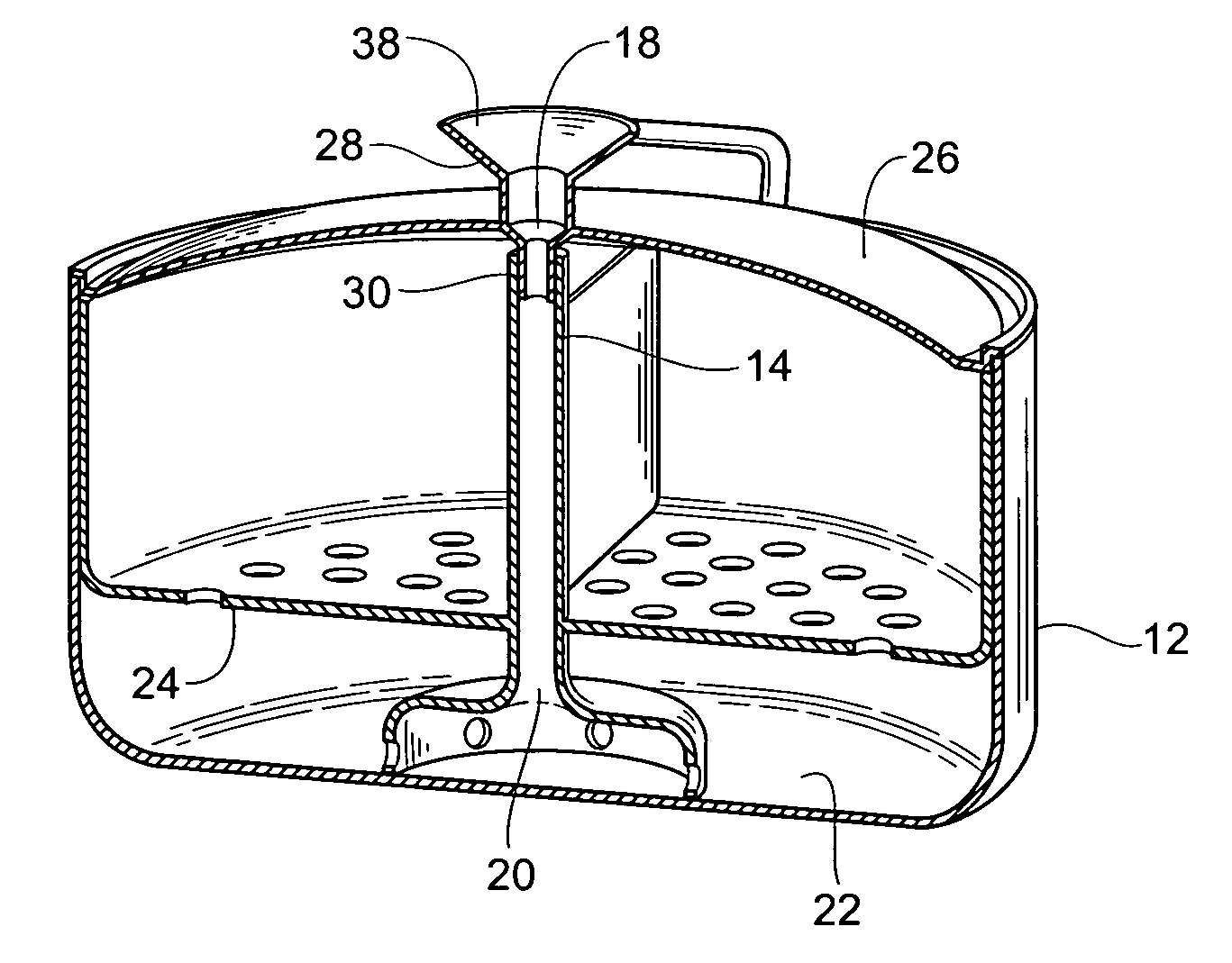 Steamer insert and method