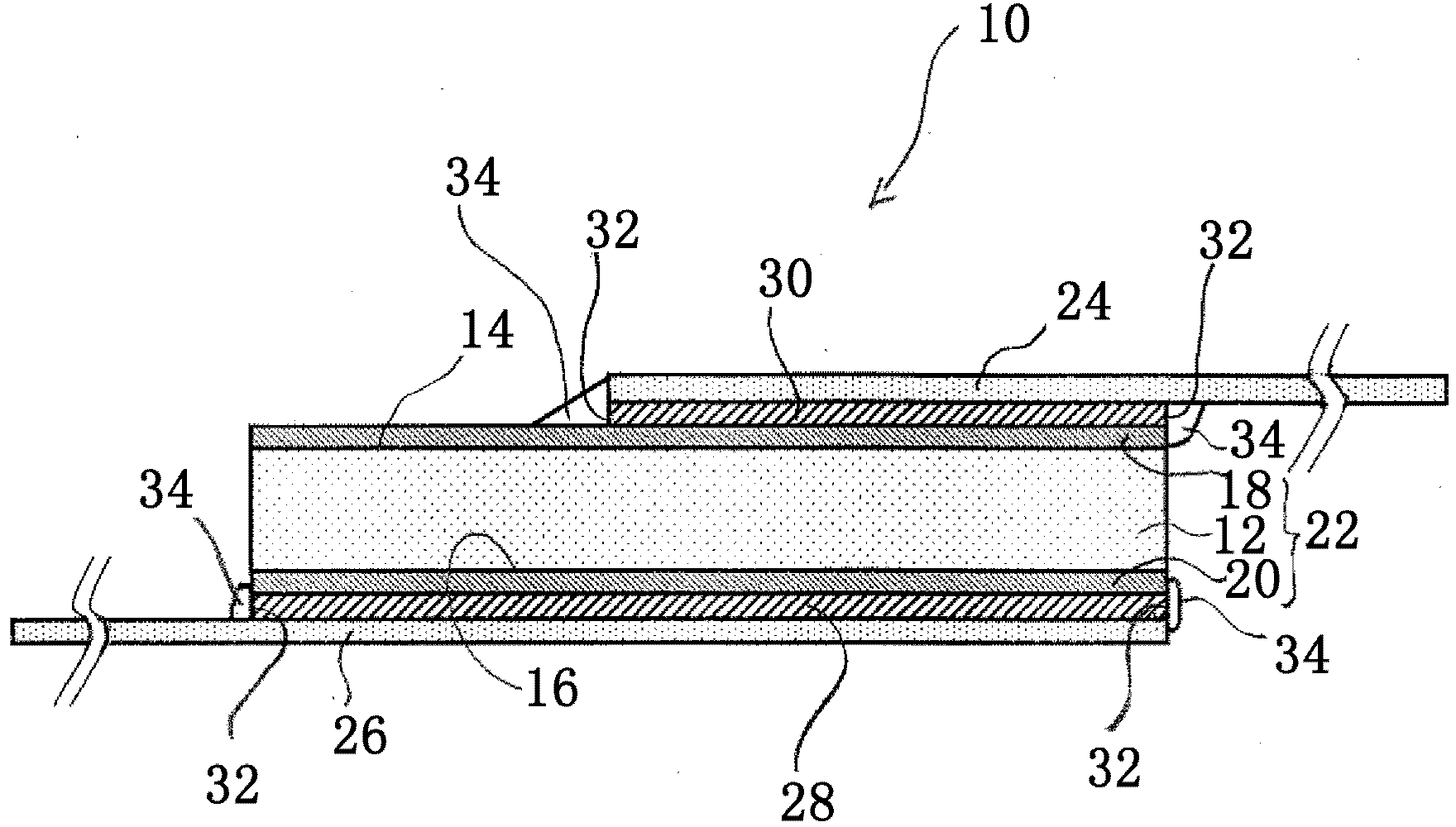 PTC device and secondary battery having same