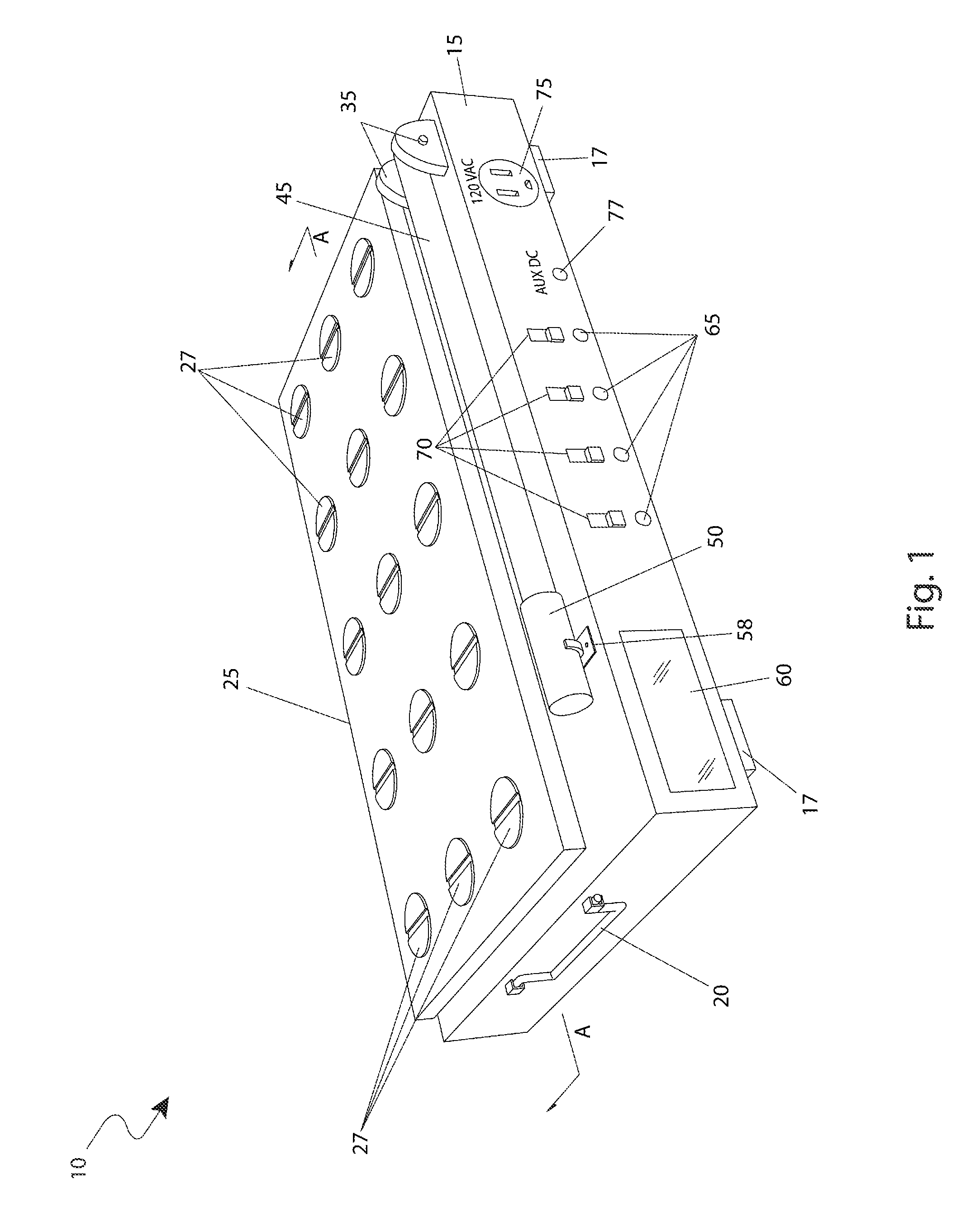 Portable power generating unit