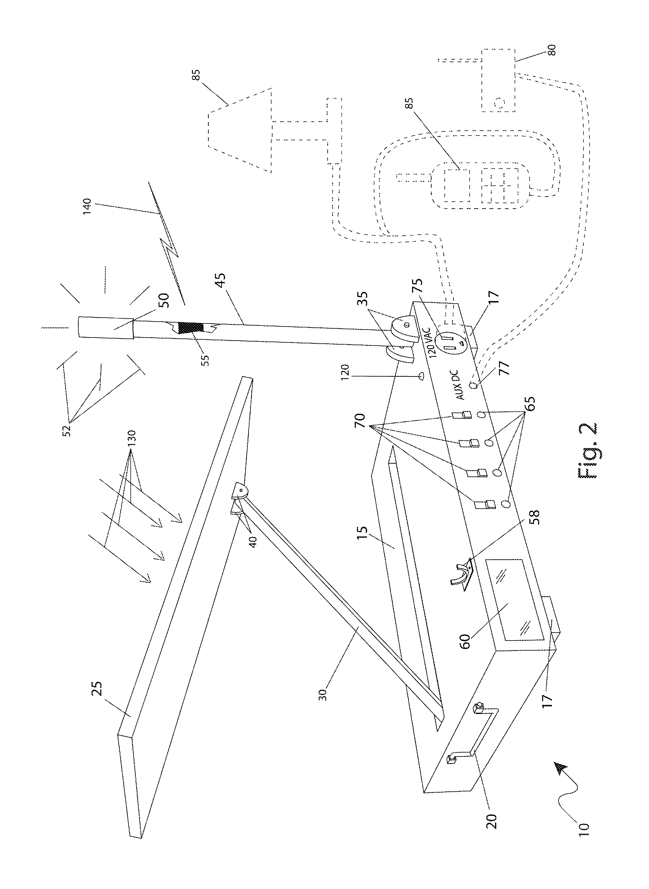 Portable power generating unit