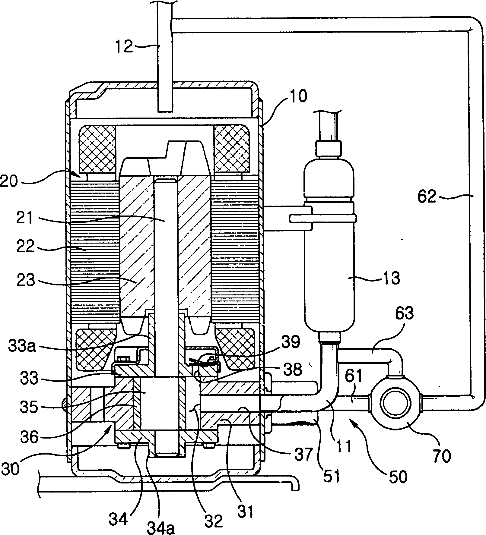 Variable capacity rotary compressor