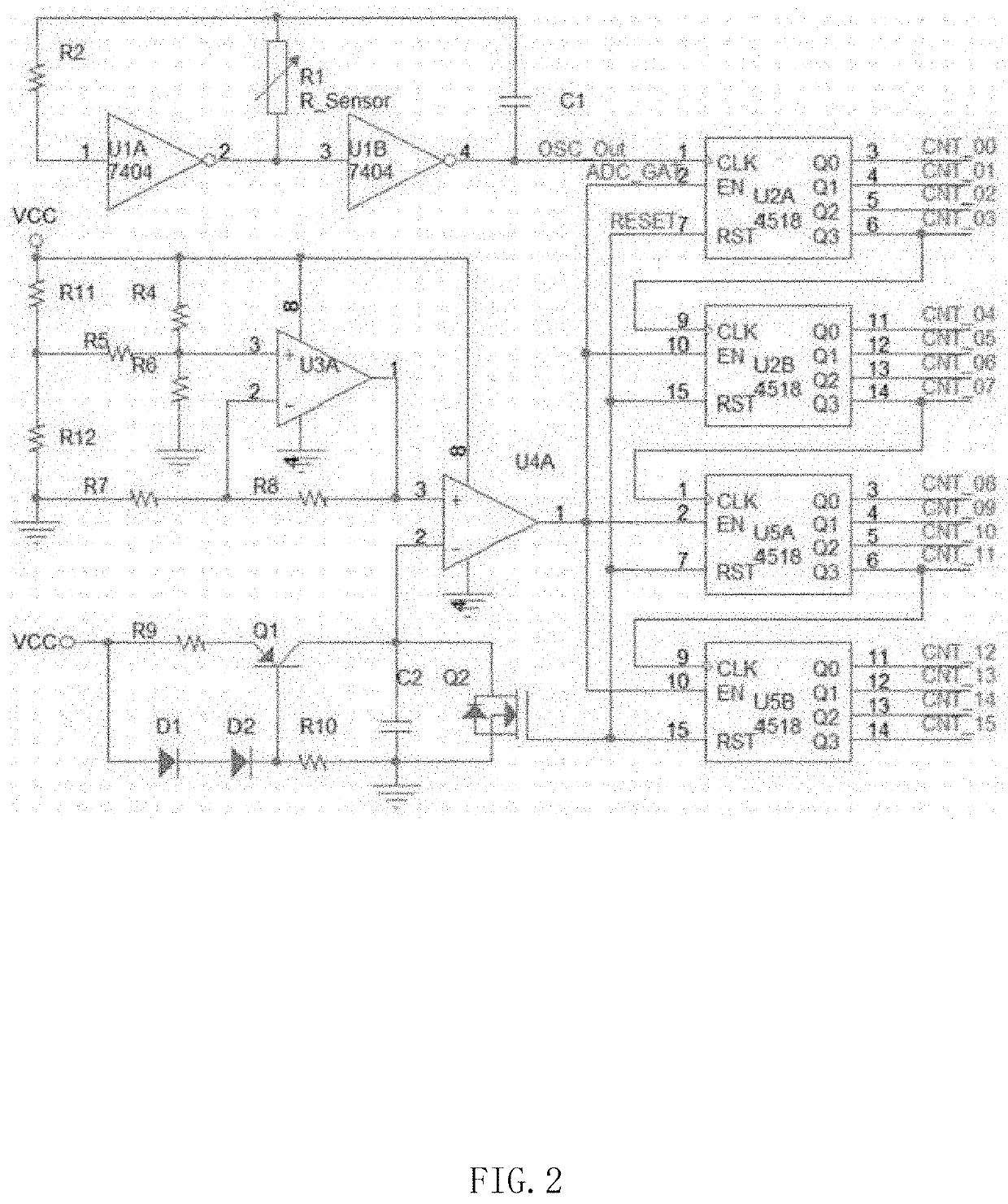 Force detection circuit and device, and force input device