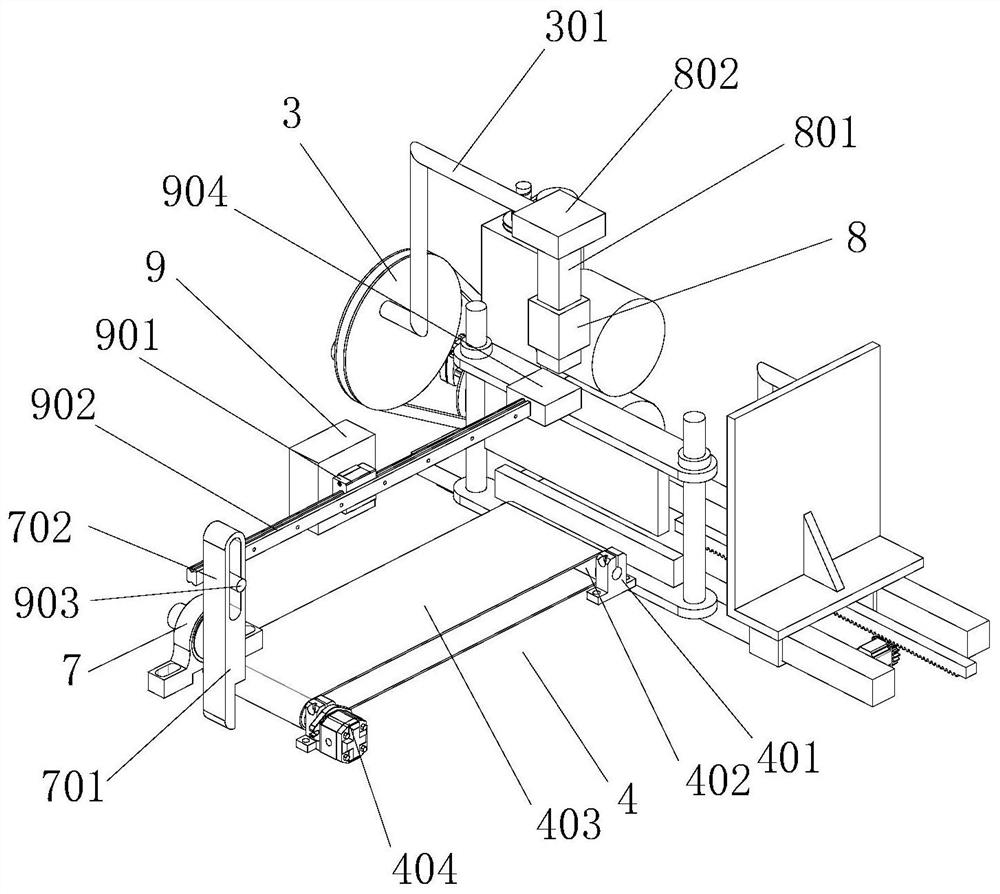 Processing mechanism for cold-rolled strip steel