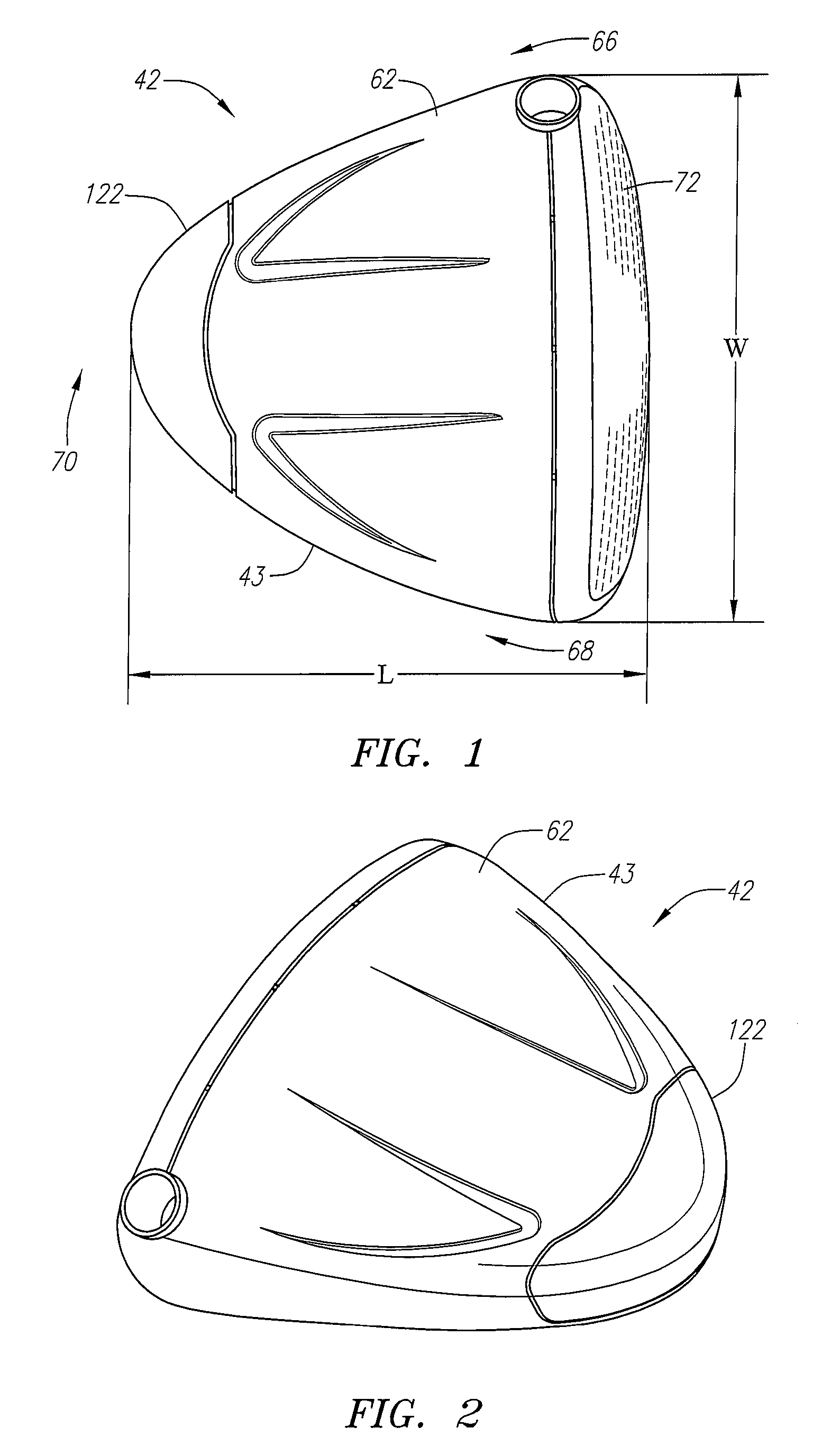 Golf club head with high moment of inertia