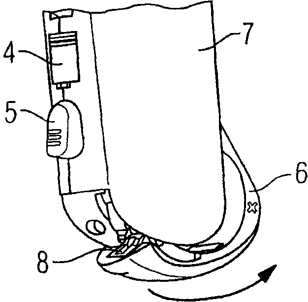 Hearing aid with a battery compartment and battery compartment for a hearing aid with a lock mechanism for the battery compartment