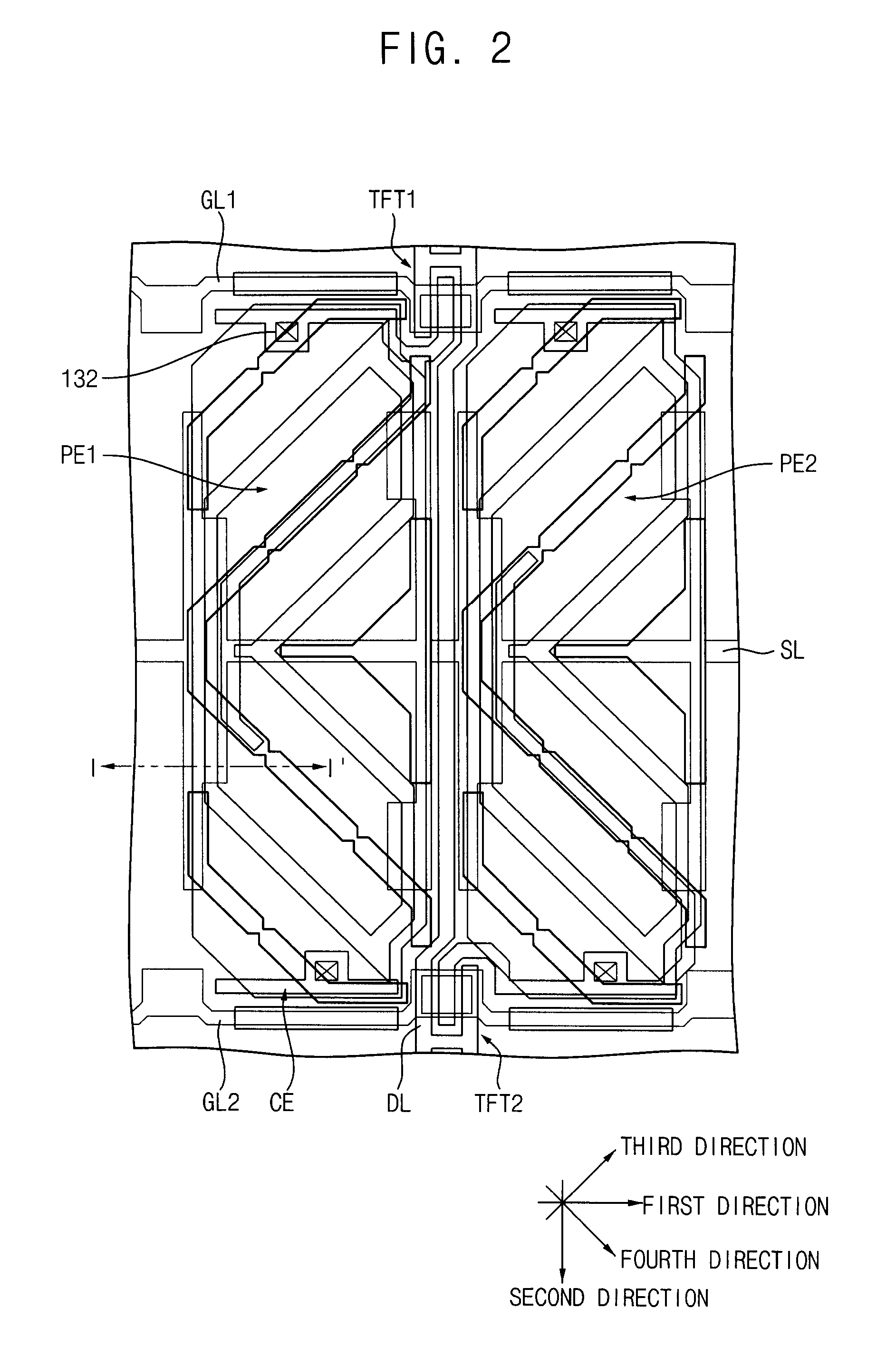 Array substrate and display panel having the same