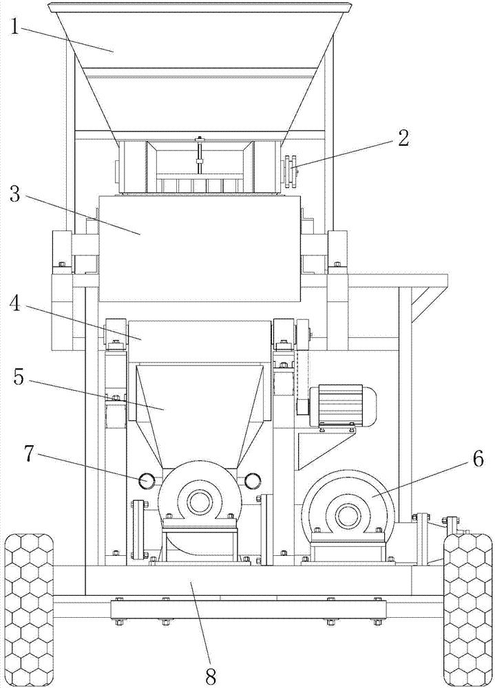 Mud pump damming integrated machine