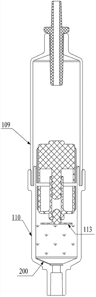 Disposable liquor-stopping and flow-slowing infusion device