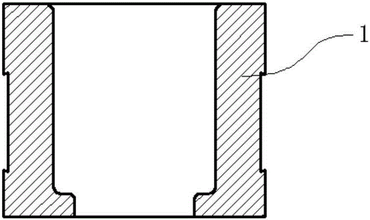 Closed punching method for GH4169 alloy high-cylinder ring part