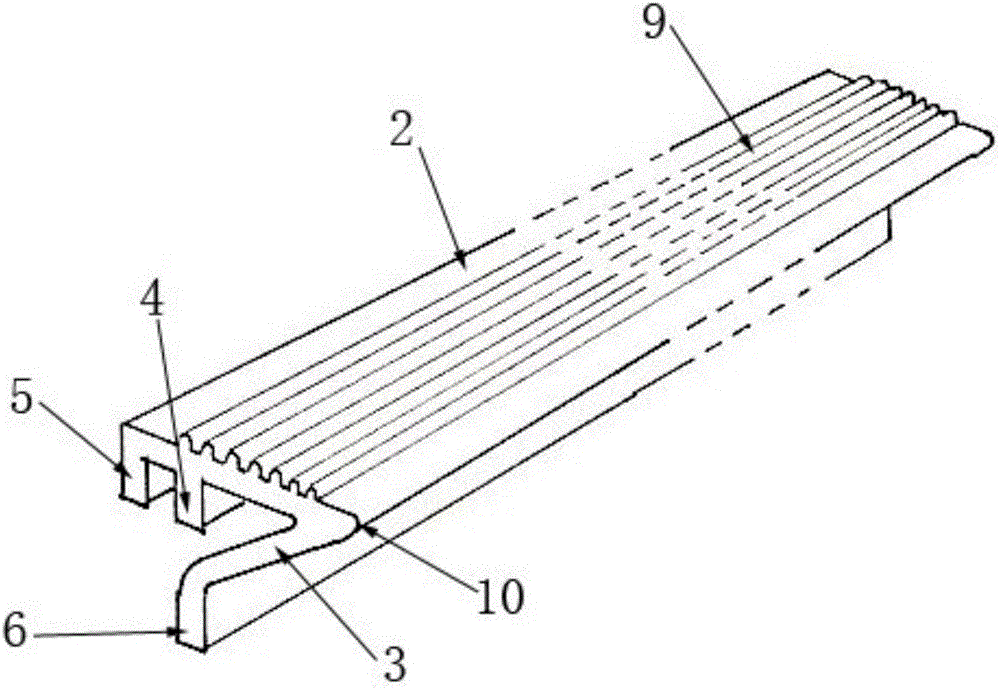 Aluminum alloy profile for ship bodies