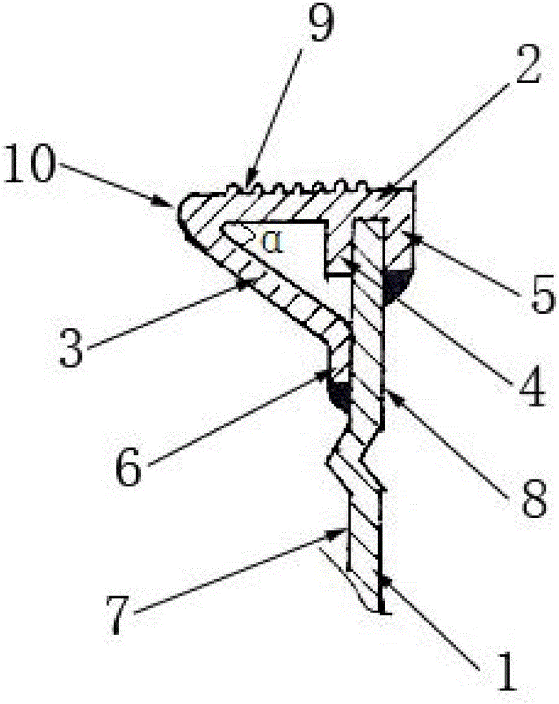 Aluminum alloy profile for ship bodies