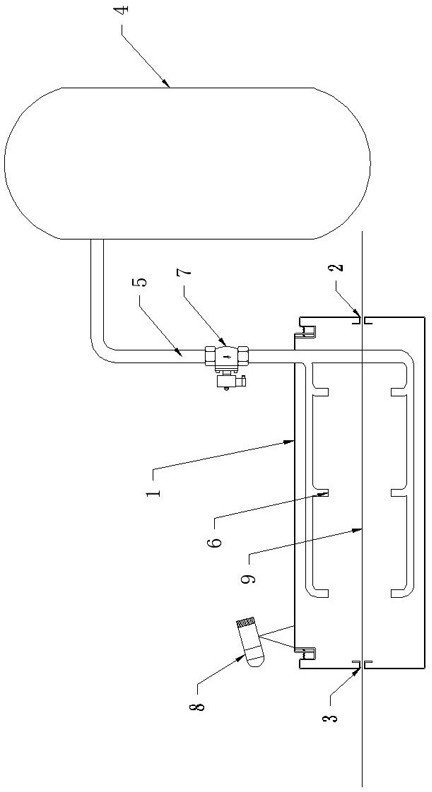 Fire retardant device for mica tape production and method thereof