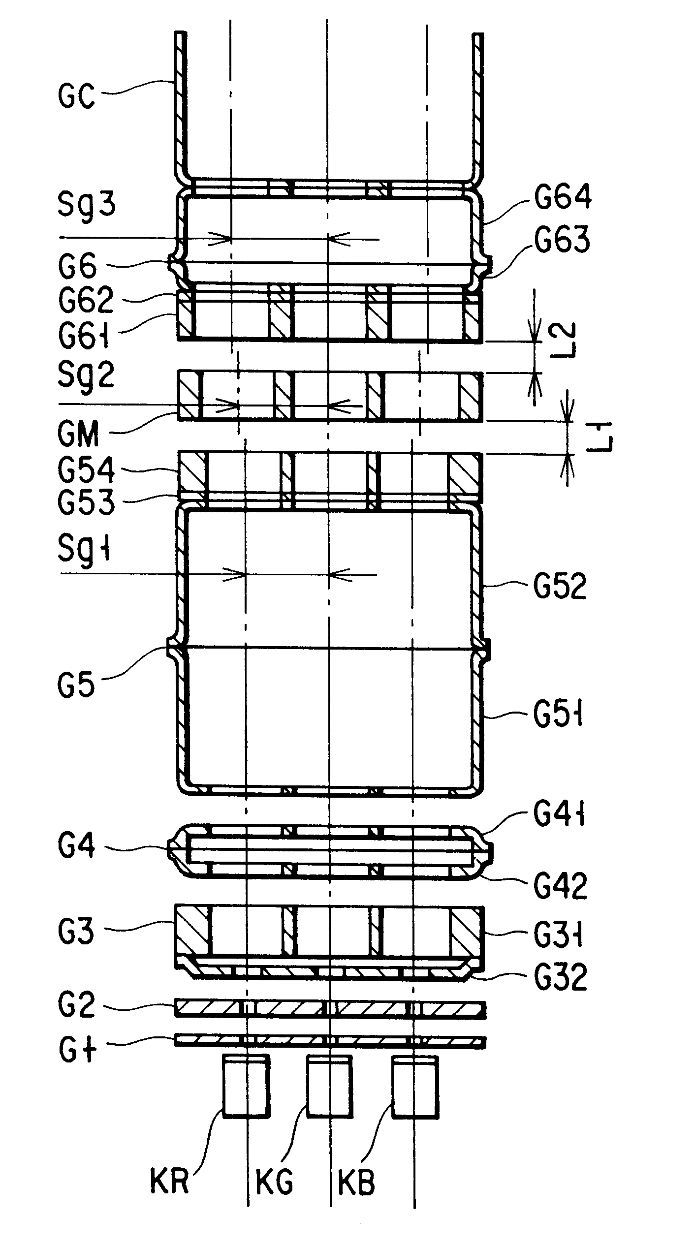 Color picture tube