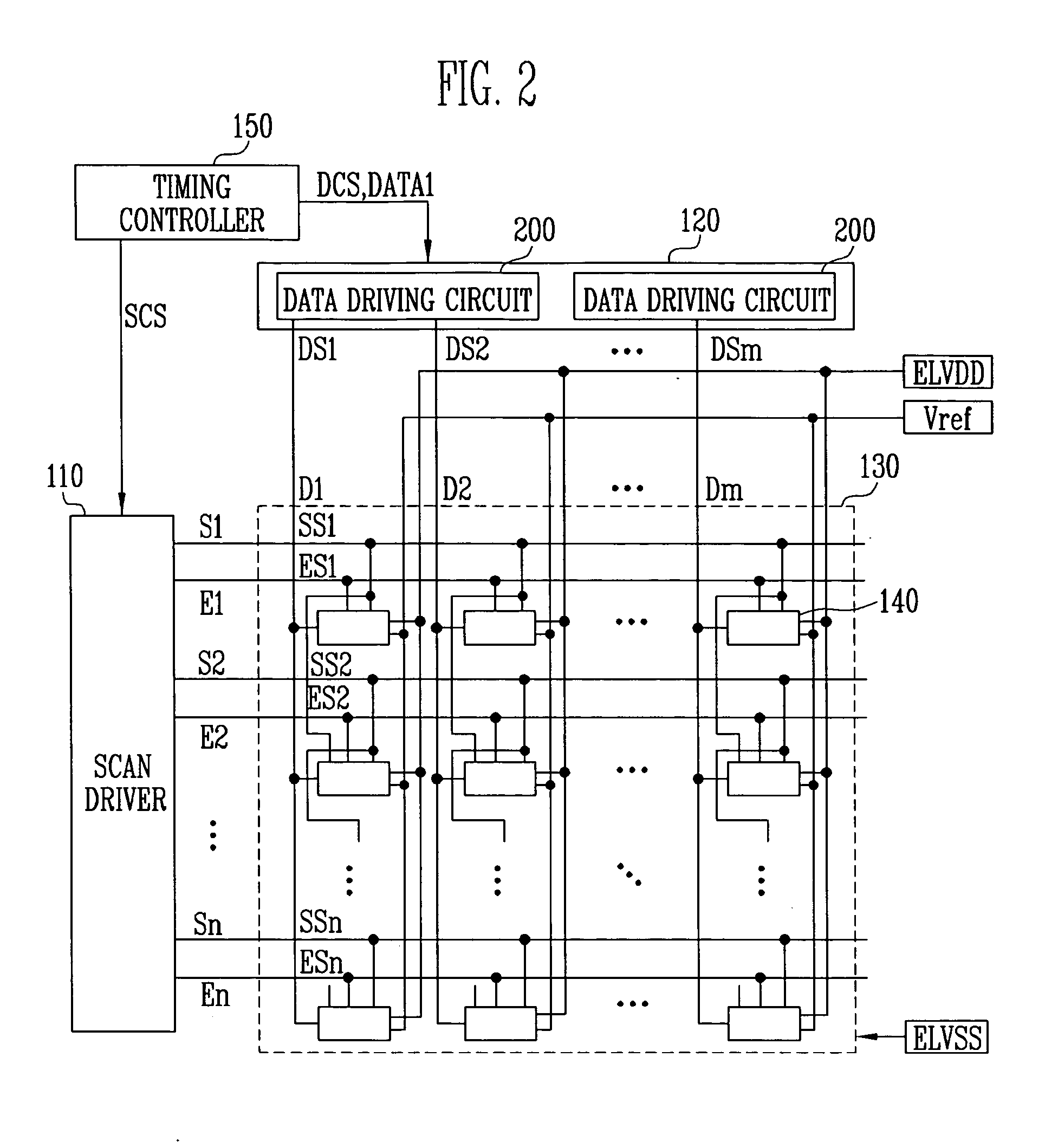 Data driving circuits and organic light emitting displays using the same