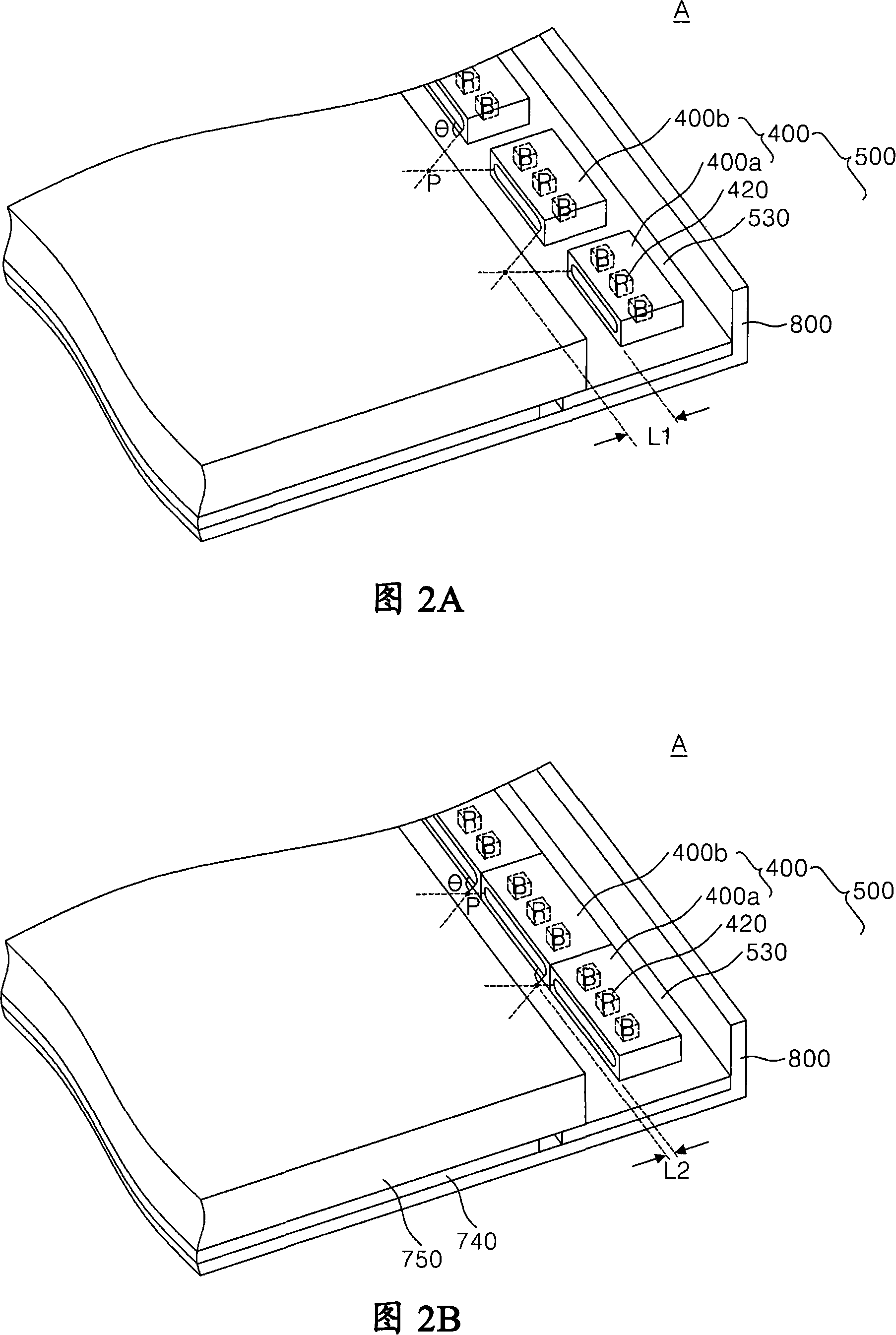 Light emitting diode package, and light source unit and backlight unit including the same