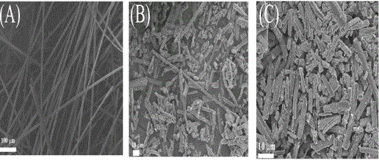 Method for preparing fluorine content- and dimension-adjustable carbon fluoride fibers