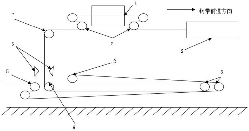 Method for detecting cracking of weld seam of withdrawal and straightening machine