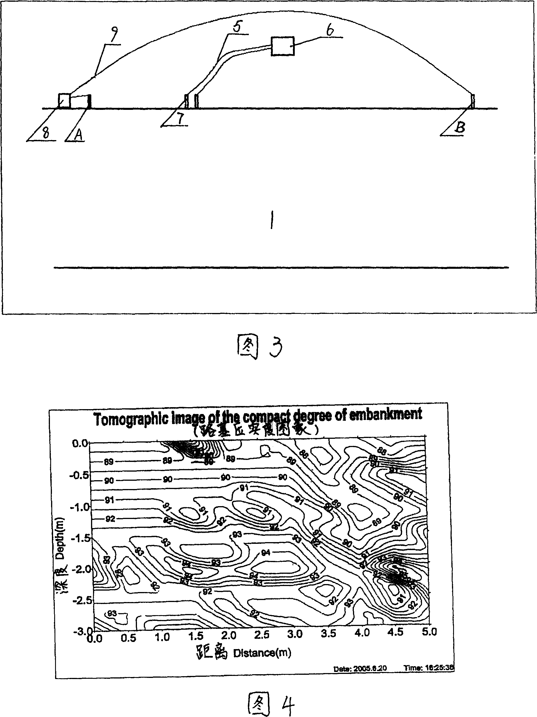 Electric shock integrated imaging diagnosis method for compaction quality of soil-rock