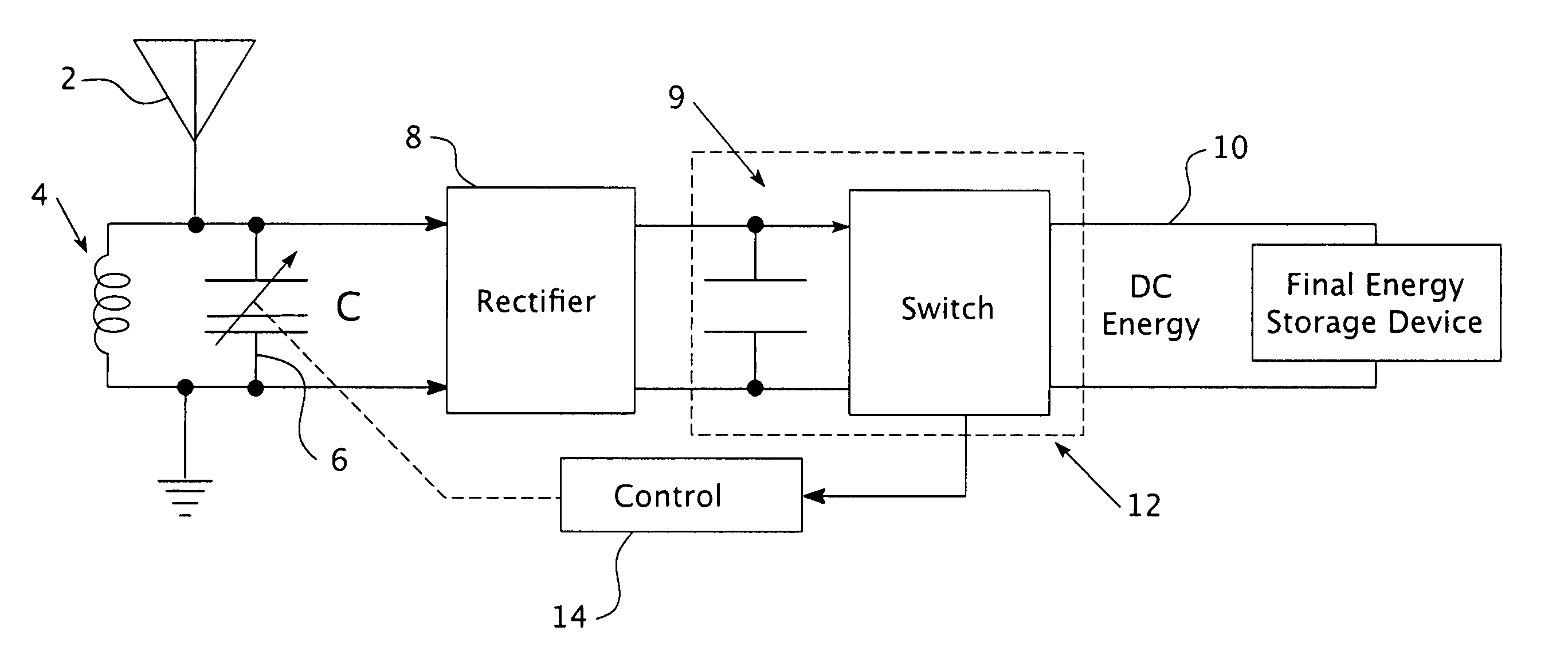 Energy harvesting circuit