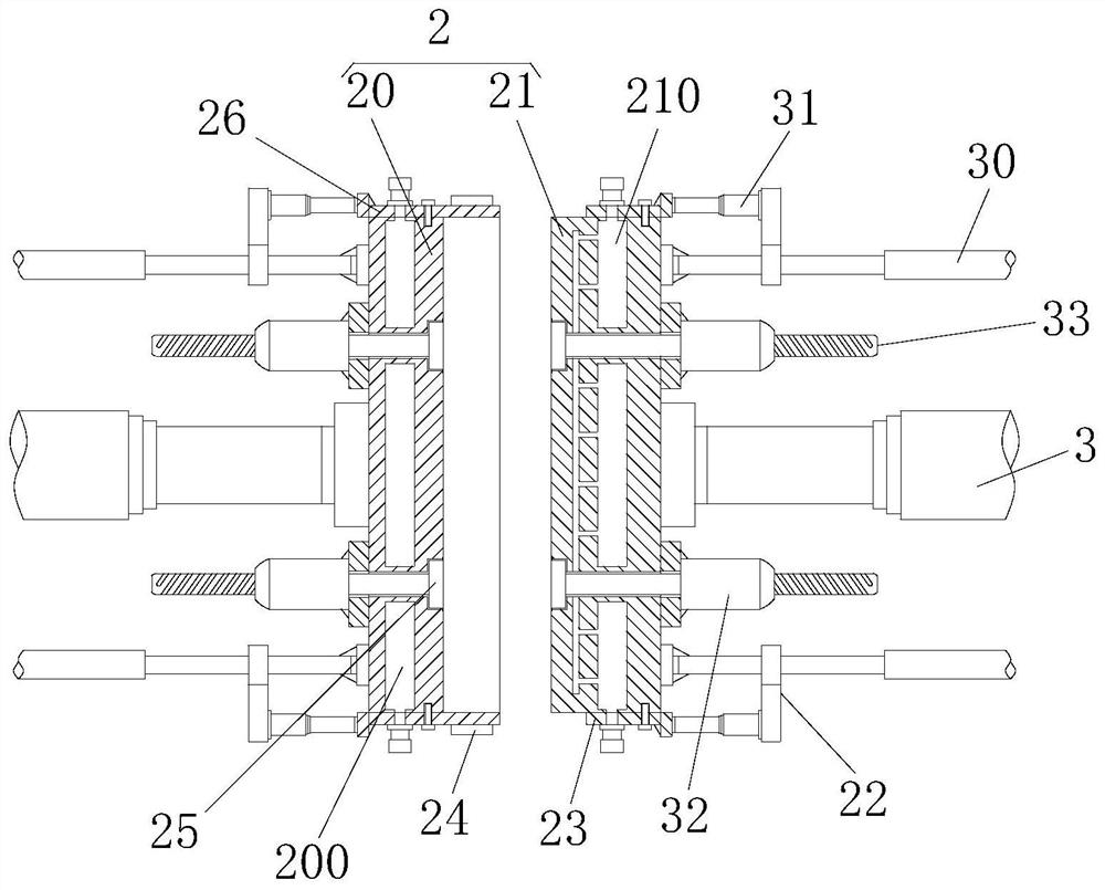 A rapid cooling molding die for router shell