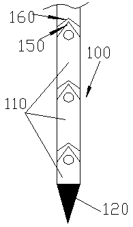 Disorderly needling device for non-woven fabric