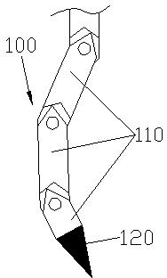 Disorderly needling device for non-woven fabric