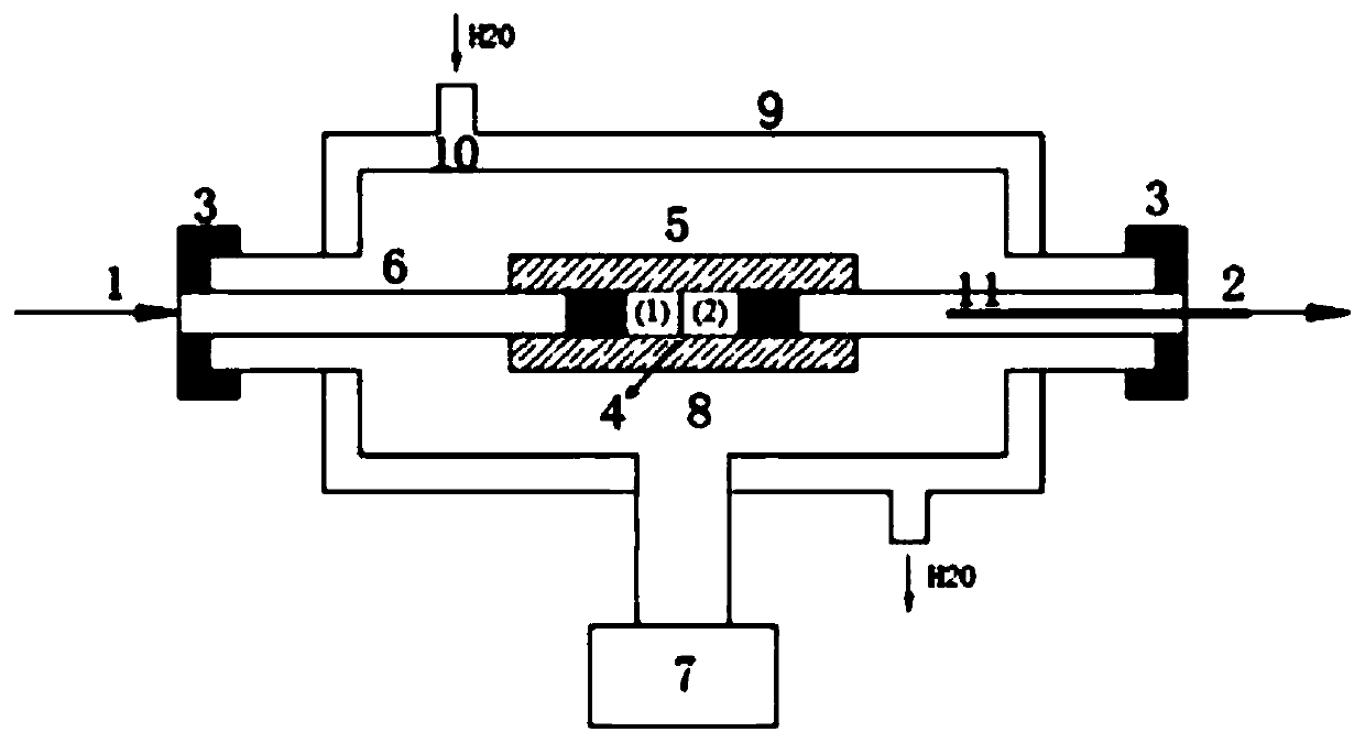 Purification treatment method for tail gas of a diesel engine