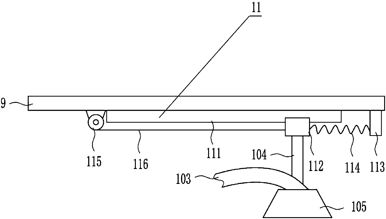 Cleaning device for small tools for gynecological operation