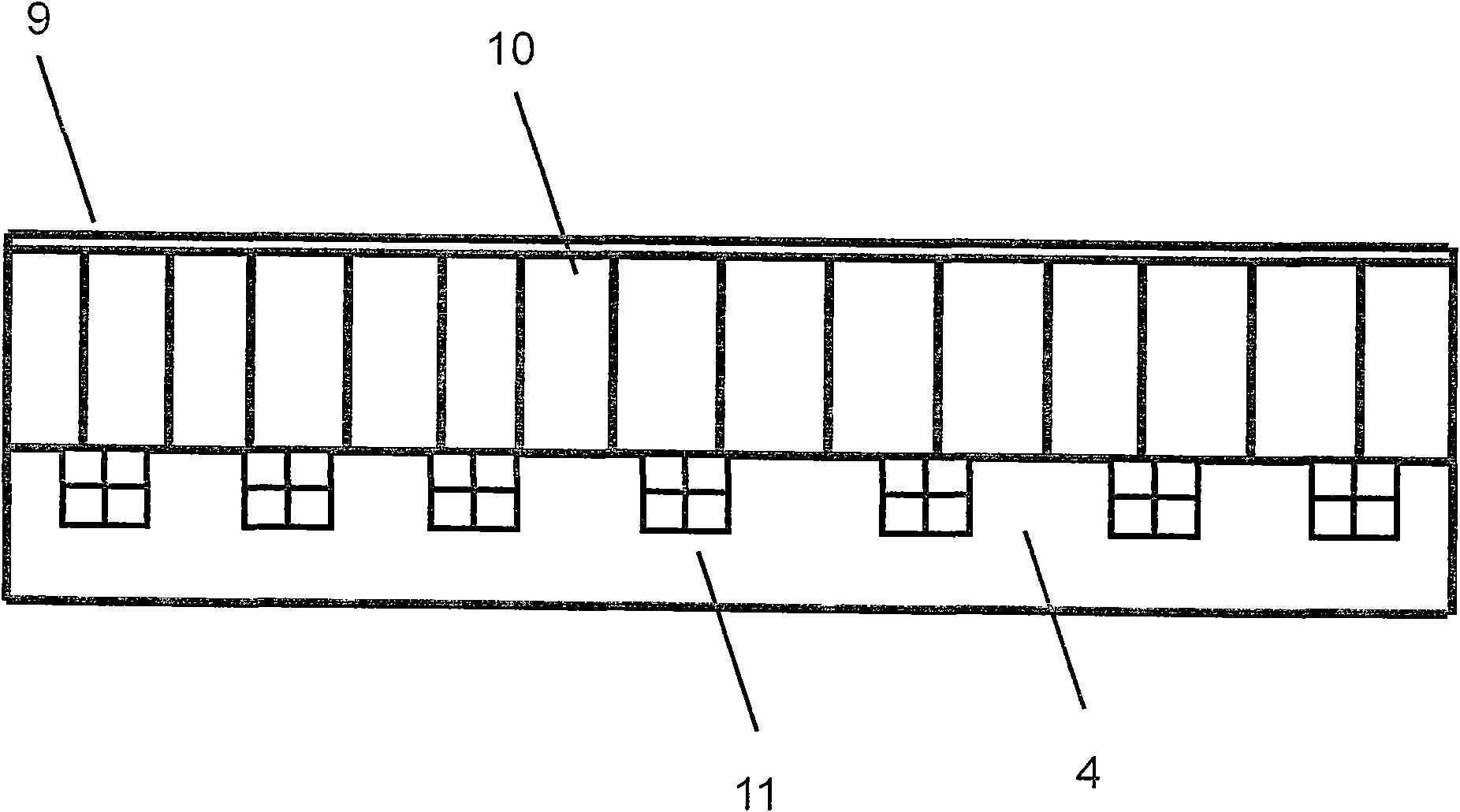 Energy-saving and emission-reducing sow gestation hut in the north