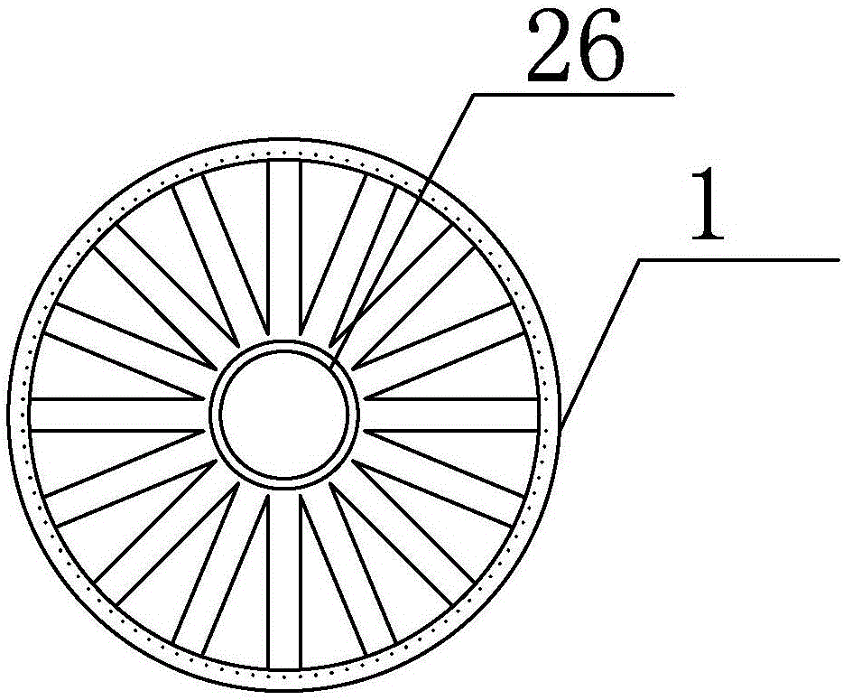 Rotary movable pin self-locking lifting side shaft prismatic barrel hand pressing rotary mop cleaning and spin-drying device