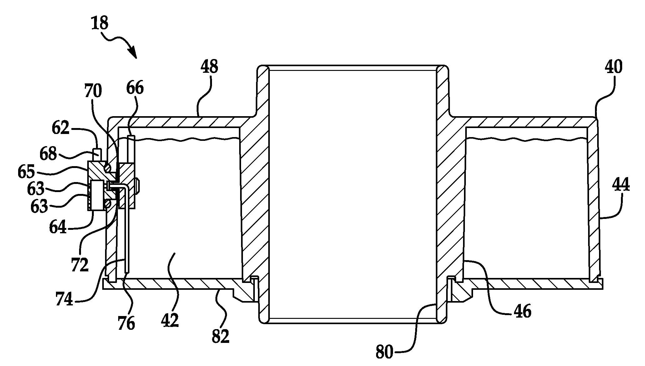 Additive dispersing filter and method of making