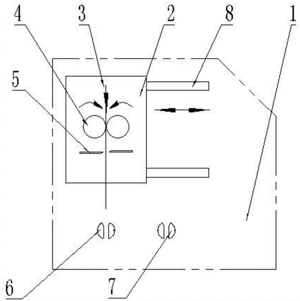 Double-work-position length-fixed feeding device