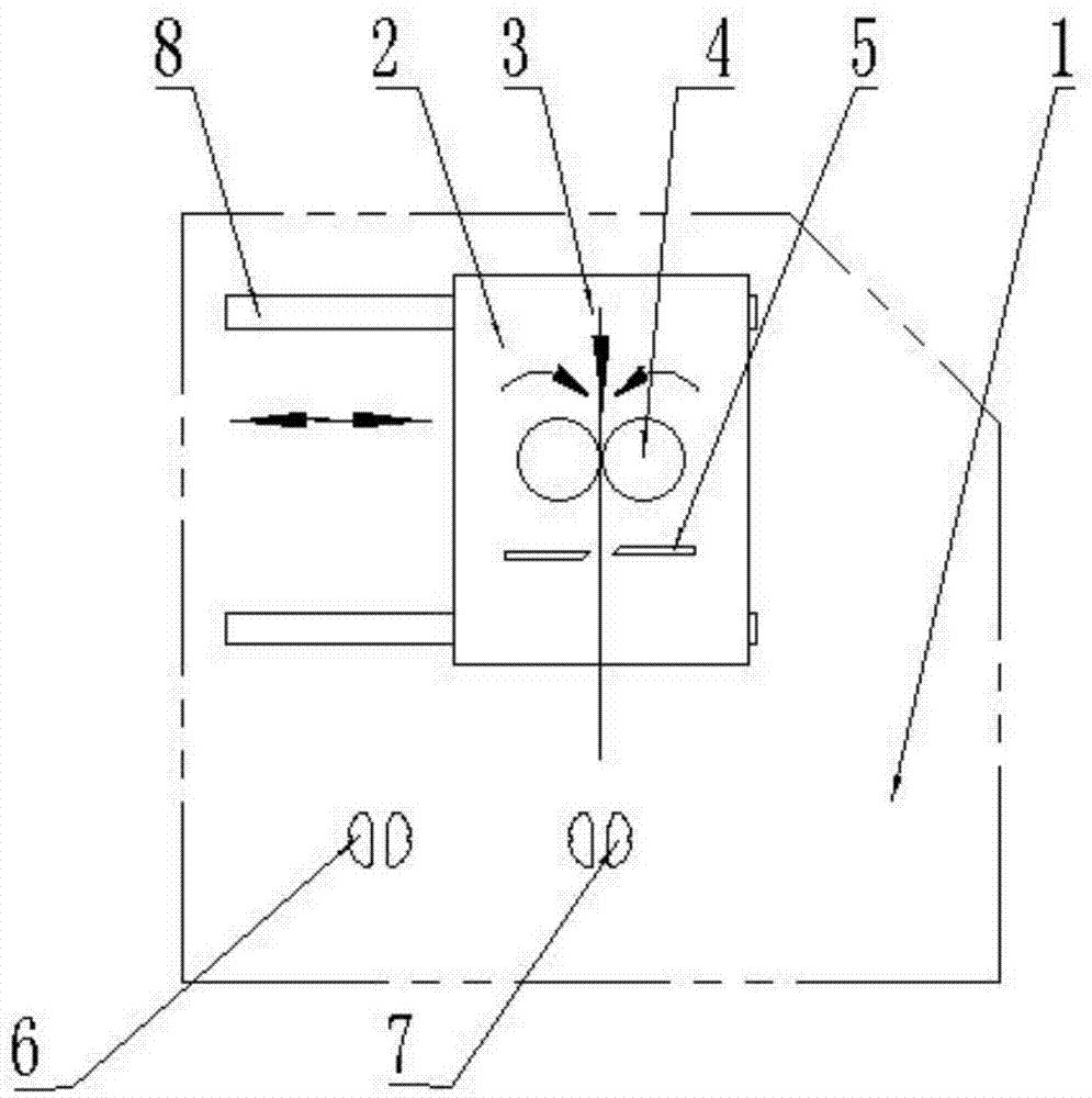 Double-work-position length-fixed feeding device