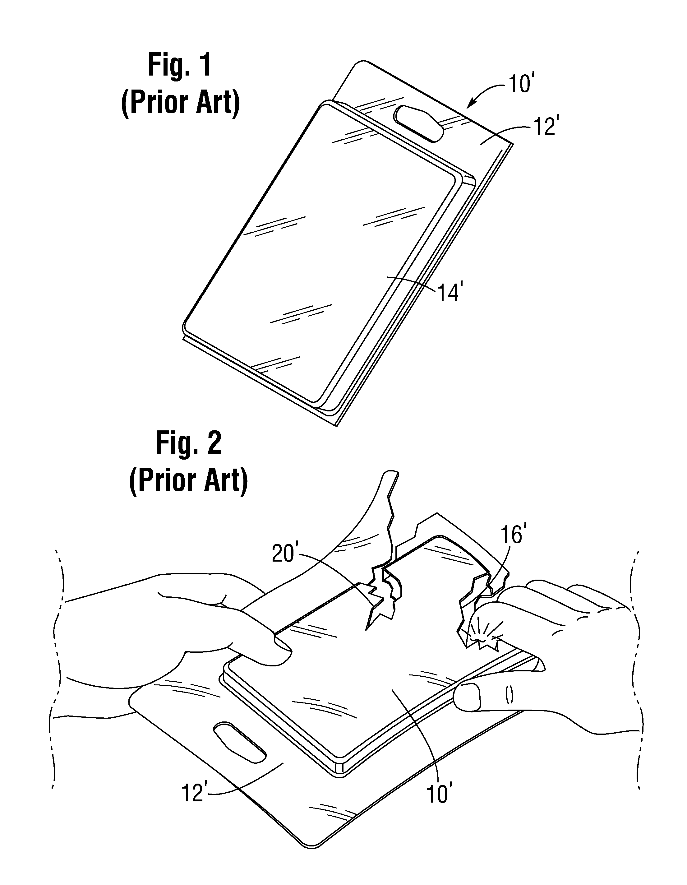 Thermoplastic containers with easy access defined by laser-induced rupturable areas