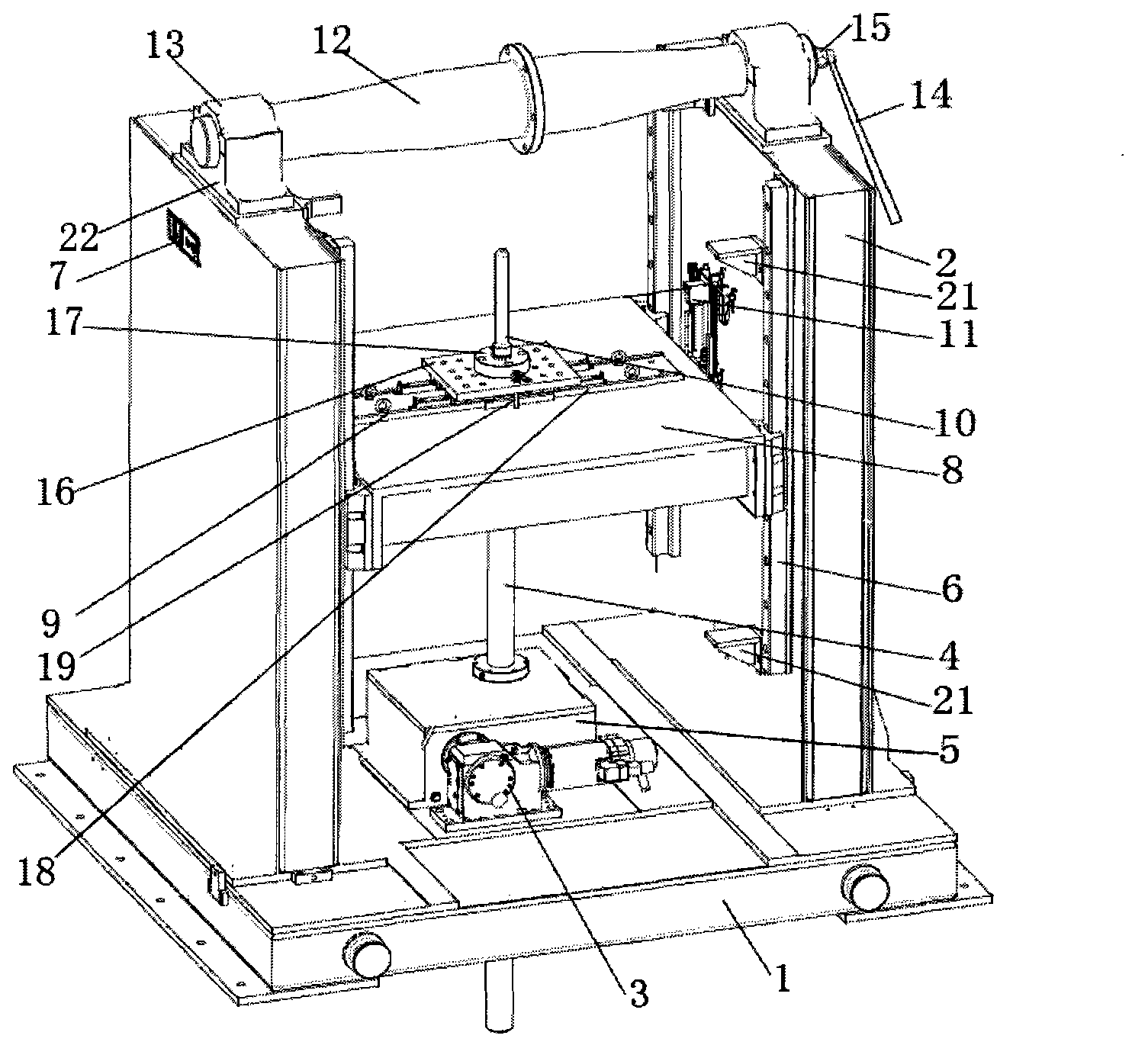 Tire testing machine