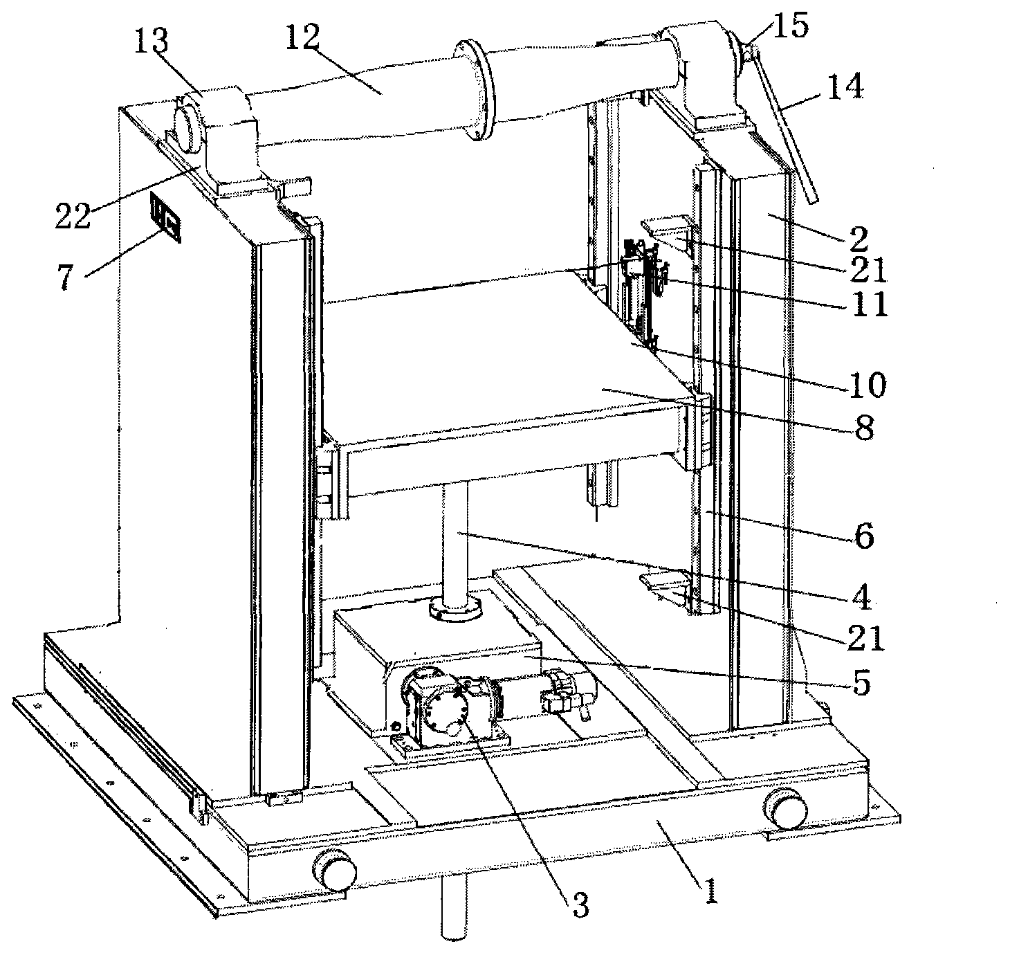 Tire testing machine