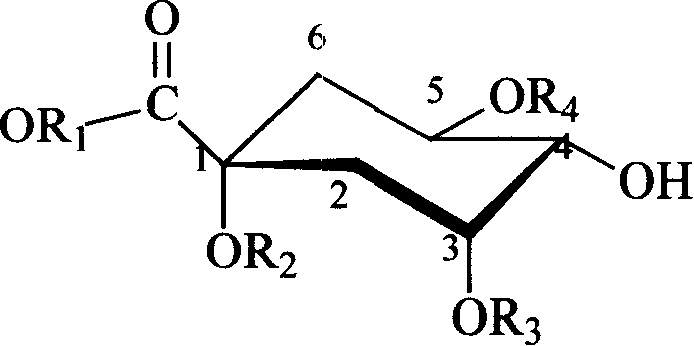 General glycoside extractive of xanthium and preparation method