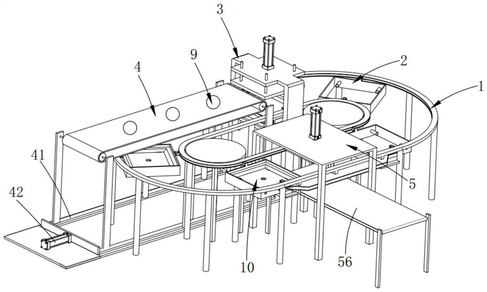 Full-automatic filter plate production equipment and process