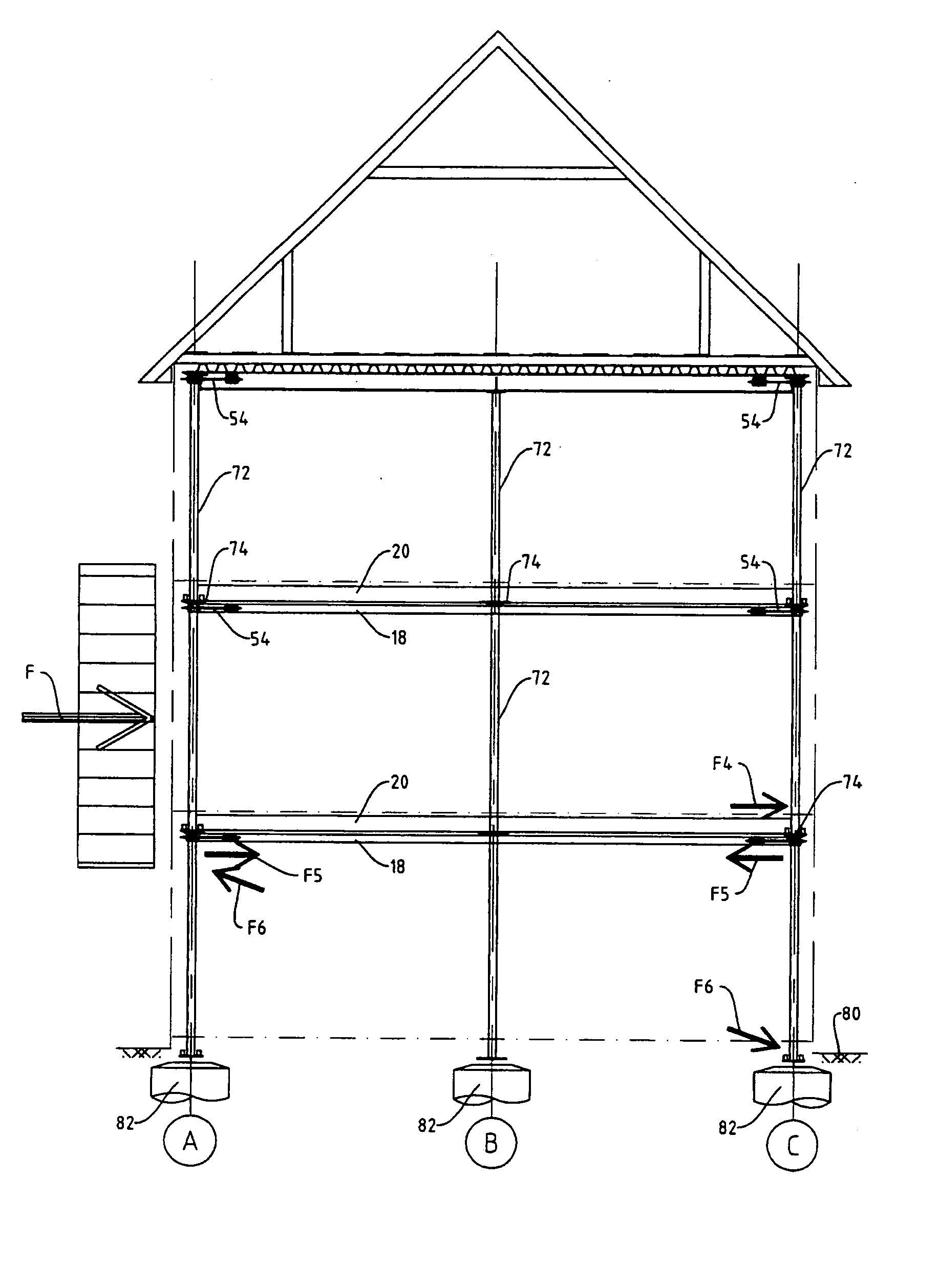 Modular building, prefabricated volume-module and method for production of a modular building