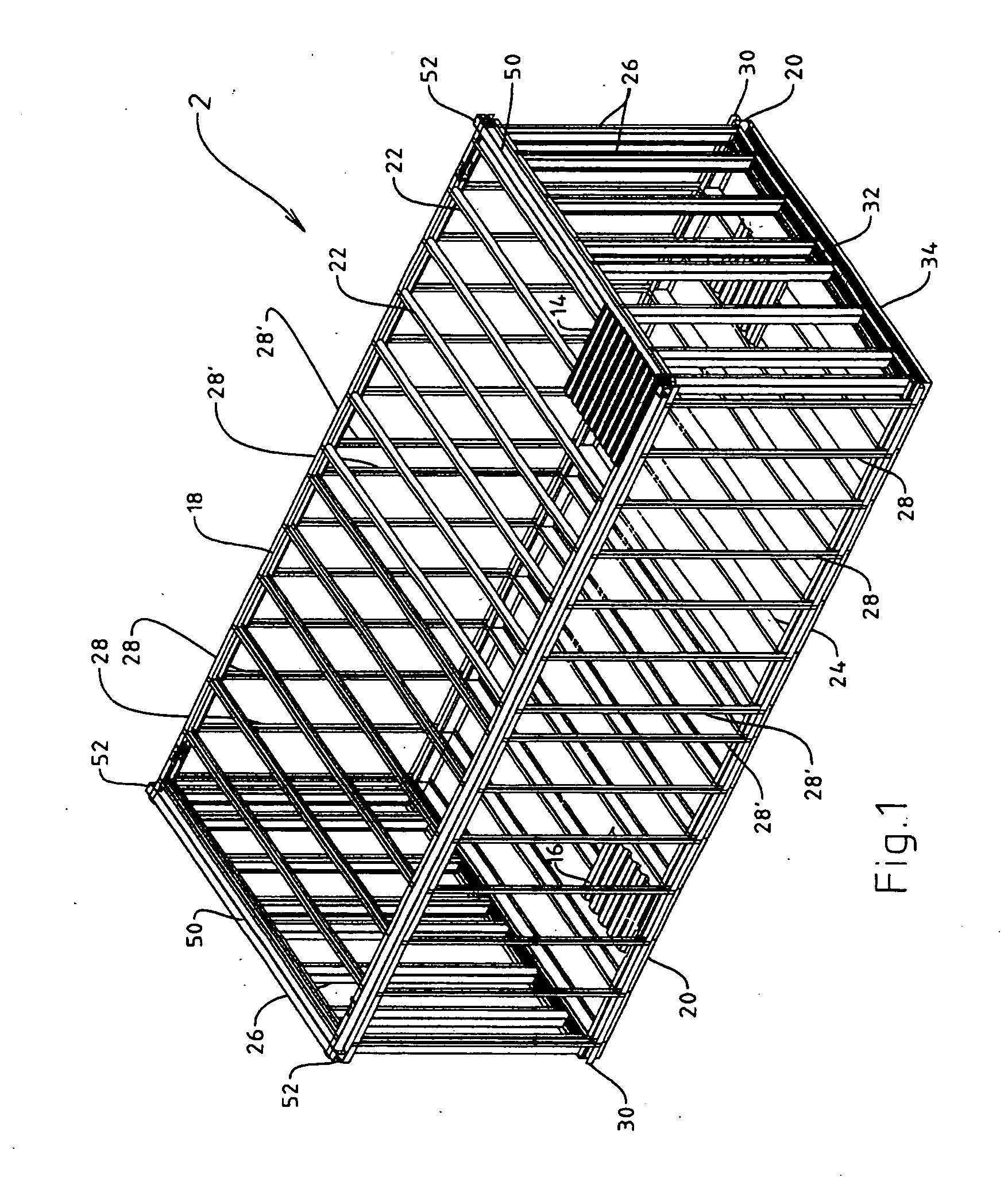 Modular building, prefabricated volume-module and method for production of a modular building