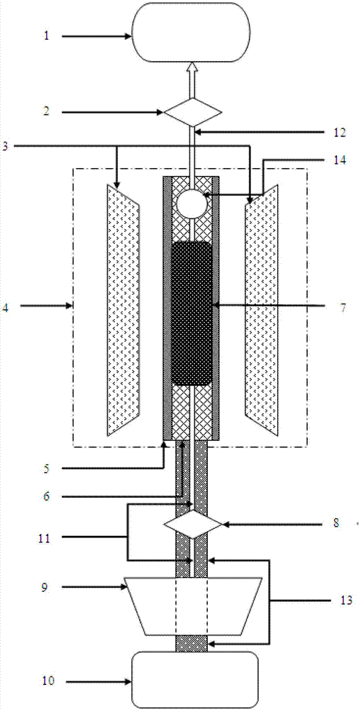 Nuclear magnetic resonance imaging observing device and method in coal rock crack development process