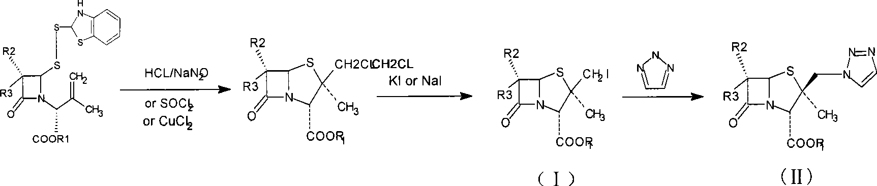 Penam iodide, preparation and use thereof