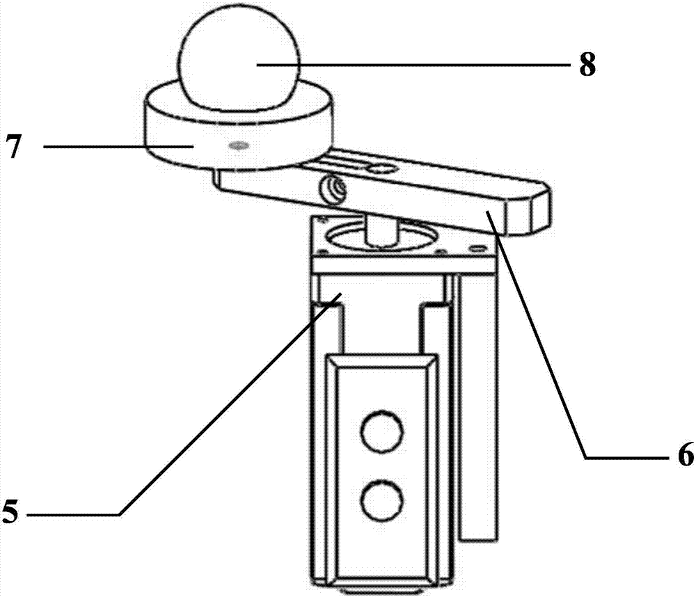 Optical measurement system and method for three-dimensional shape of large-scale complex curved surface member