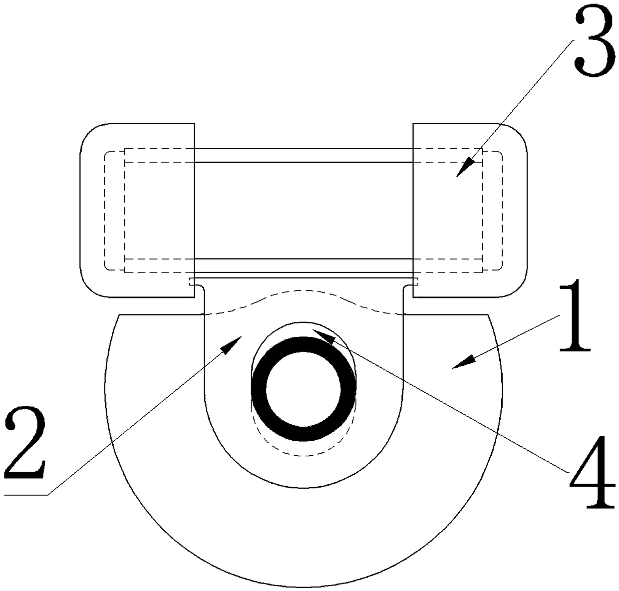 Pipe surface blowhole eliminating device and pipe surface blowhole eliminating method